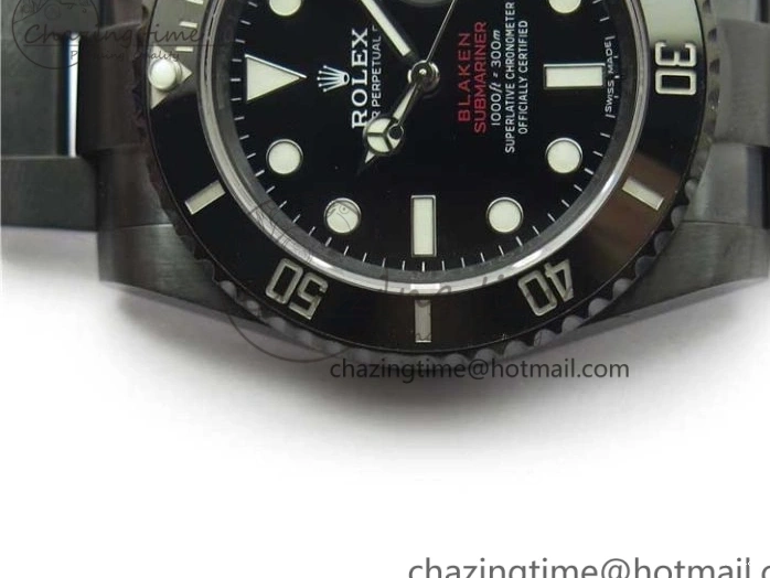 1:1 V6F Blaken Best 904L Date Submariner PVD Edition A2824 0322